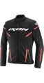 IXON STRIKER 2 AIR WP TRAFORATO NERO/ROSSO FLUO