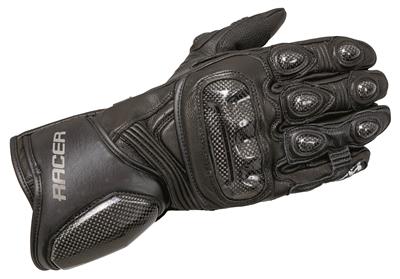 RACER GLOVES HIGH PER KANGAROO KNOX NERO