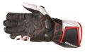 RACER GLOVES HIGH PER KANGAROO KNOX BIANCO ROSSO