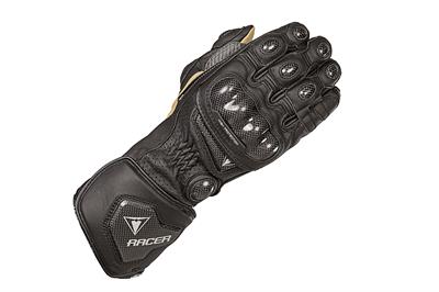 RACER GLOVES HIGH RACER KANGAROO KNOX NERO