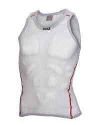 BRYNJE WOOL THERMO LIGHT A-SHIRTSPALLE STRETTE GRIGIO