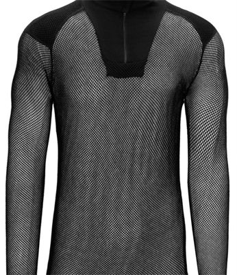 BRYNJE SUPER THERMO ZIP POLO M.L. INNLEGG NERO