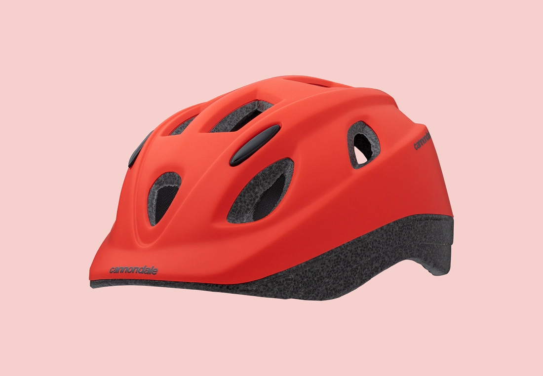 CANNONDALE CASCO QUICK JUNIOR ROSSO FLUO